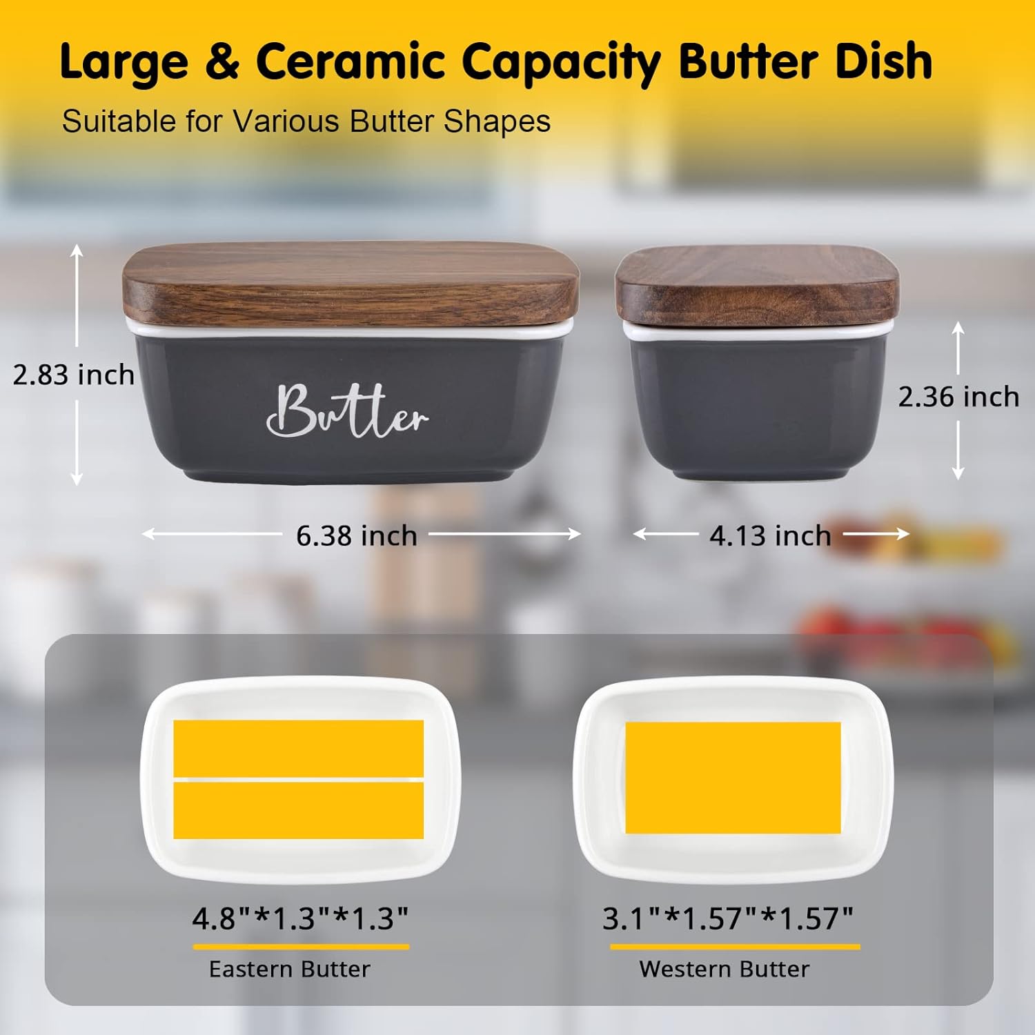 Butter Dish, Butter Dish with Lid, Butter Keeper with Lid Butter Dish, Butter Dish with Lid, Butter Keeper with Lid